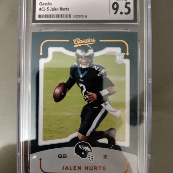 2020 Panini Chronicles Classics #CL-5 Jalen Hurts Rookie Card 9.5 Mint Plus